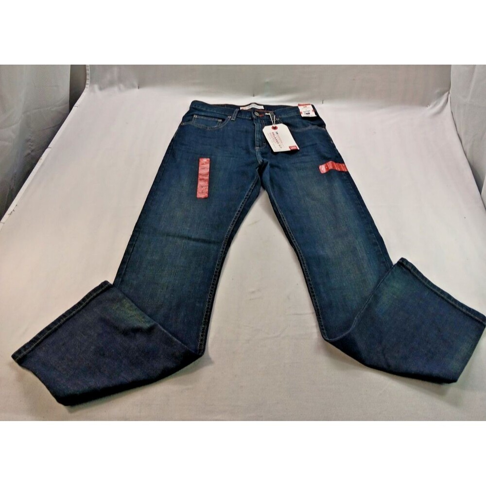 Lee Modern Series Bootcut Jeans Women's Size 32 X 34 Dark Wash 5 Pocket